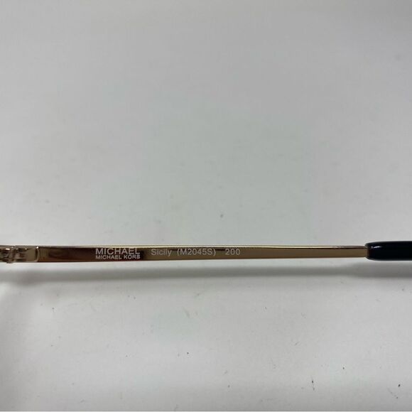 MICHAEL KORS SICILY M2045S 200 ROSE GOLD BROWN 59/13 59mm AVIATOR SUNGLASS G921 - Picture 5 of 9